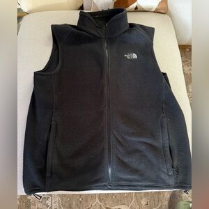 The North Face dark grey Fleece Vest